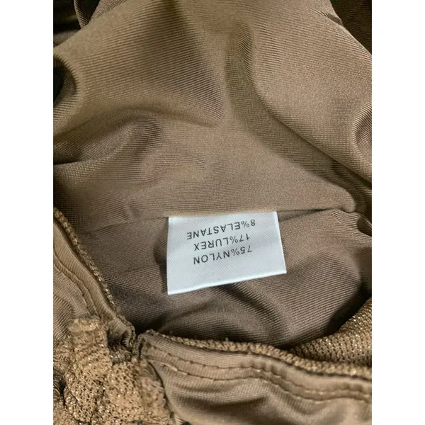 Princess Polly 4 Brown Cutout Halter Flare Jumpsuit Y2K Festival Going Out - Image 5