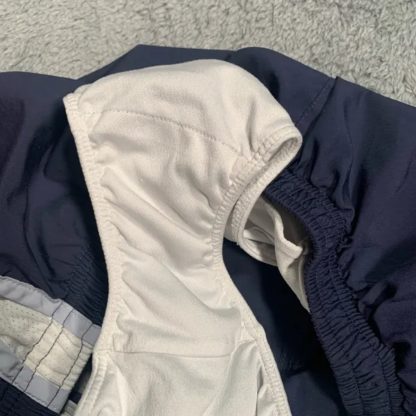 Nike Women's Dark Blue Athletic Shorts - Image 6