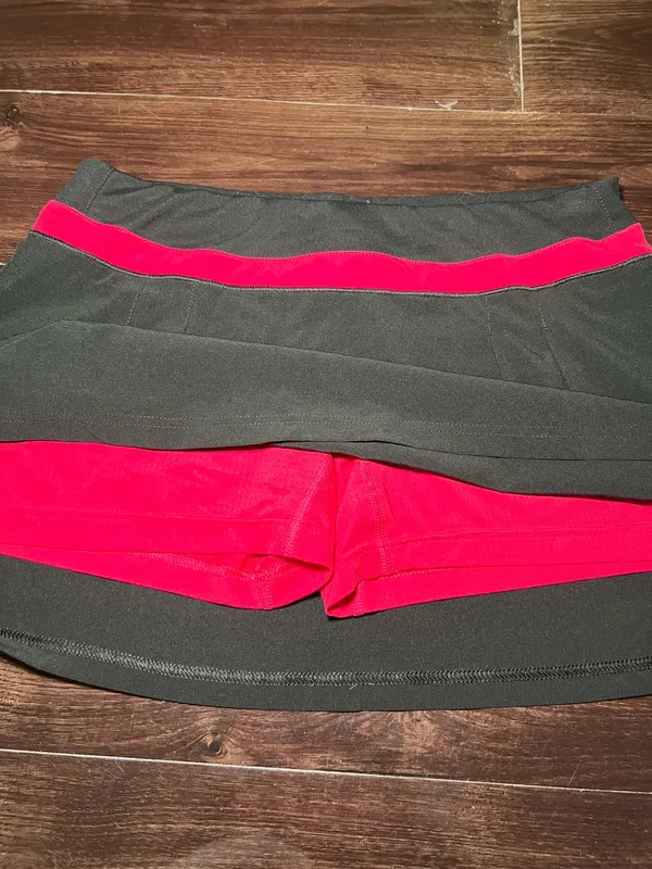 Adidas Climate Black and Pink Athletic Mini Skort Size Medium - Image 6