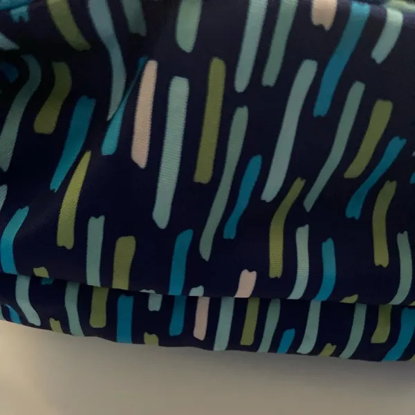 Vera Bradley backpack blue, turquoise and green. - Image 2