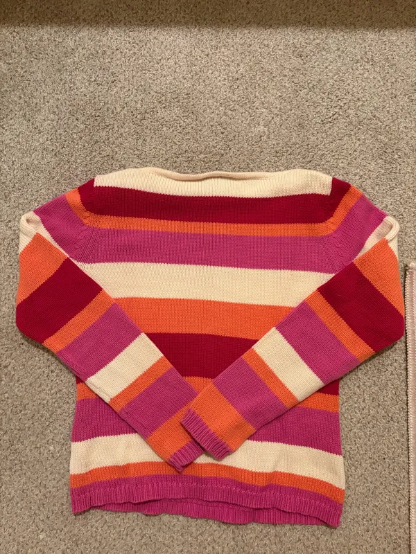 Ann Taylor Women's Multicolor Striped Sweater - Image 2
