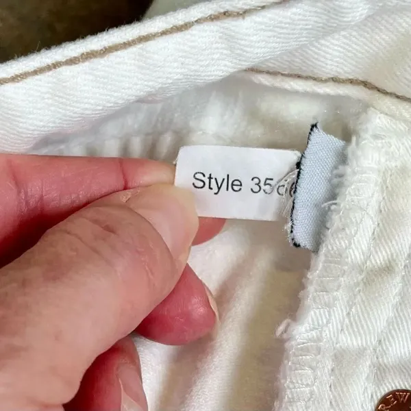 J. Crew Matchstick White Jeans 27S Skinny - Image 8