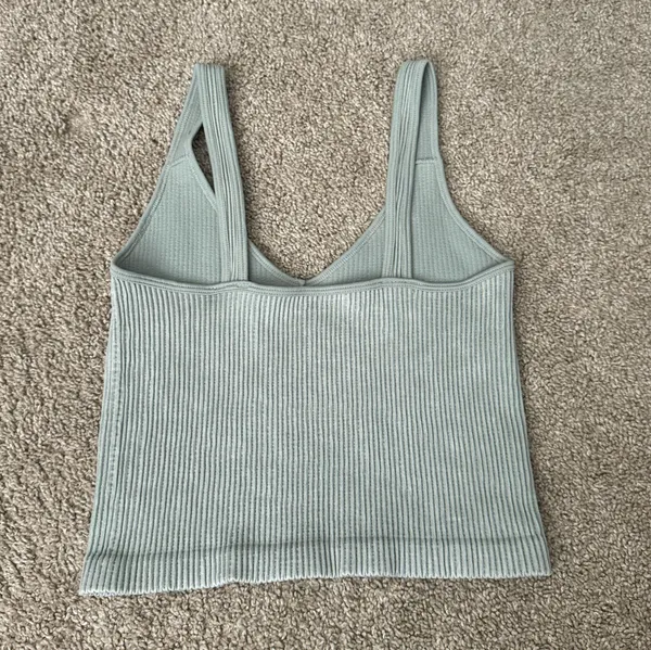 Blue/green Seamless Tank Top Green - Image 2