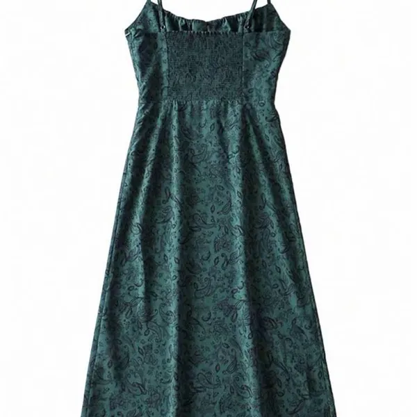 NWT Green & Black Floral Dress - Image 5