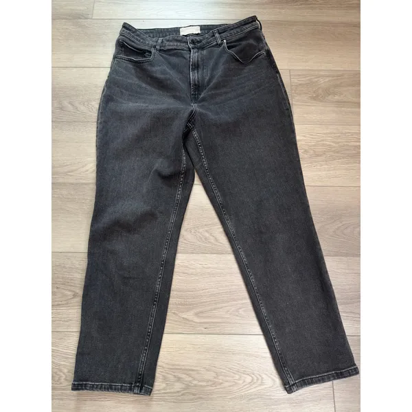 Everlane The Curvy Cheeky Jean 32 Ankle Washed Charcoal Stretch Comfort Cotton - Image 2