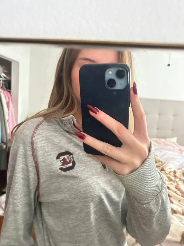 SC Gamecocks athletic zip up Gray - Image 2