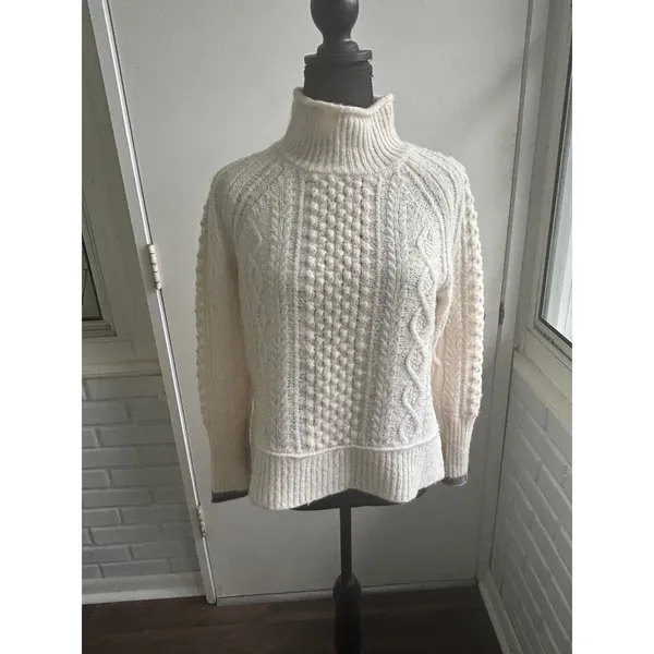 Alex Mill Camil Cabil‎ Wool Alpaca Sweater small luxury minimalist layered cabin - Image 2