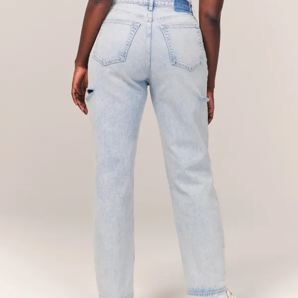 Abercrombie and fitch curve love high rise dad Jean - Image 9