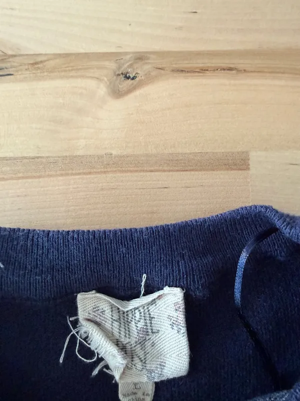Cropped Navy California West Coast Sweater - Image 4