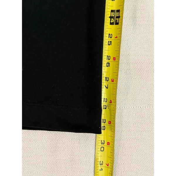 Halara Wide leg pleated black pants size LT - Image 8