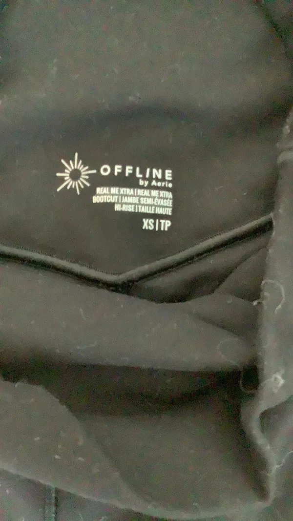 Aerie Black   Flared Leggings - Image 2