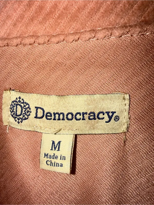 Democracy Dusty Rose Corduroy Shacket Jacket - Image 5