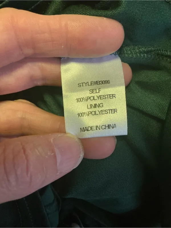 Jodifl Striped Faux Wrap Ruffle Midi Dress Size Medium Green Rust Boho - Image 3