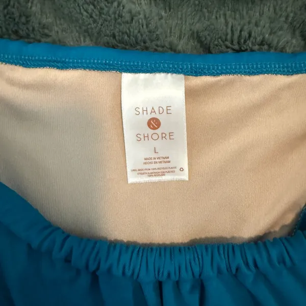 Shade & Shore Blue Triangle Bikini Bottom - Image 2