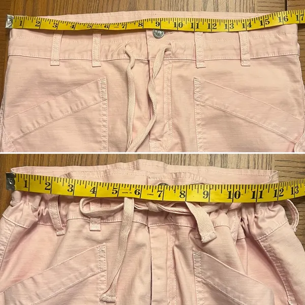 Current/Elliott The Beverly Cropped Tapered Zippered Pants Crystal Pink Size 24‎ - Image 17