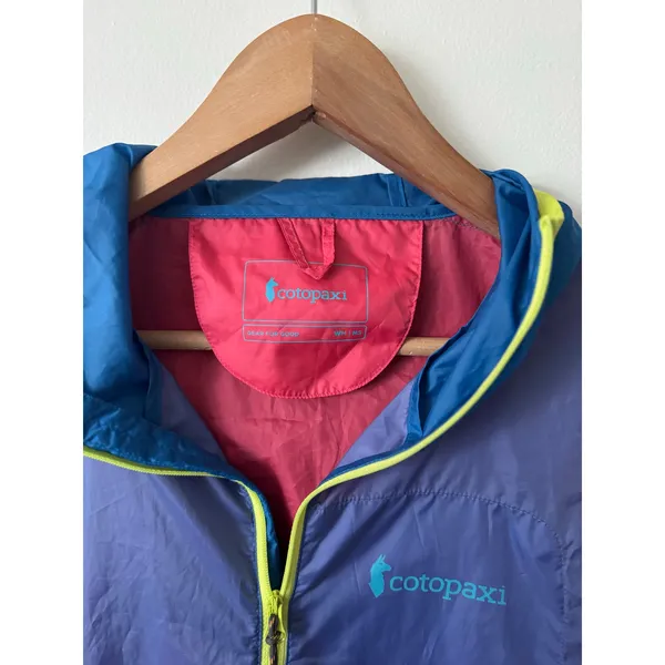 Cotopaxi M Teca Women’s Zip Up Colorblock Rain Jacket - Image 3