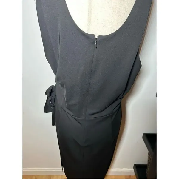 Ann Taylor black wrap dress size 12 or large work dress - Image 3