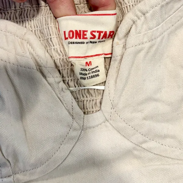 Lonestar New York Women's Cream Corset Structured Denim Crop Top - Medium - Image 2