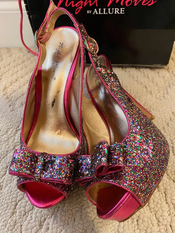 Night moves by allure Multicolored Sparkle Heel - Image 4