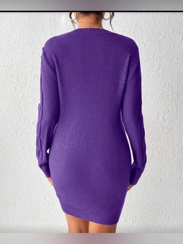 Purple sweater dress, Idea for Daphne Blake Scooby doo costume! - Image 3