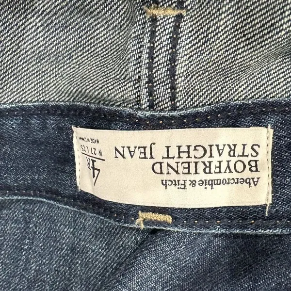 Abercrombie and Fitch Boyfriend Straight Jeans Women’s 4/27 - Image 3