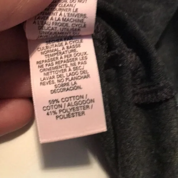 Victoria’s Secret Charcoal Gray Racerback Tank Med - Image 7