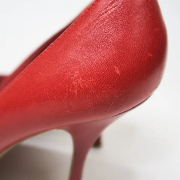 Vintage Y2K BCBGirls Red Pointed Toe Pumps - Image 9
