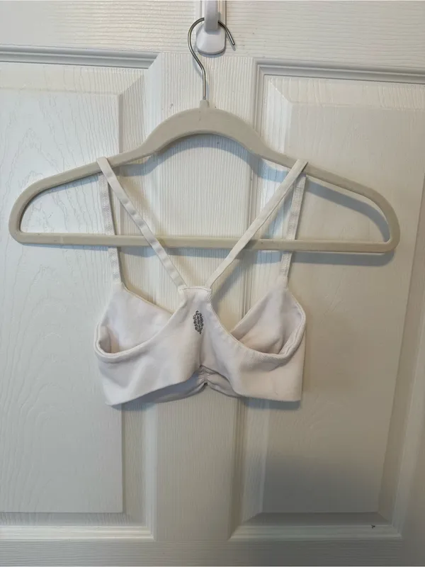 M/L FP Movement White Tighten Up Cinch Sports Bra - Image 6