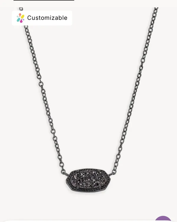 Kendra Scott Elisa Black Drusy - Image 7