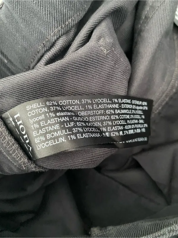 Vuori Telluride Twill Pants size medium Washed Black Dark Charcoal Gray - Image 10