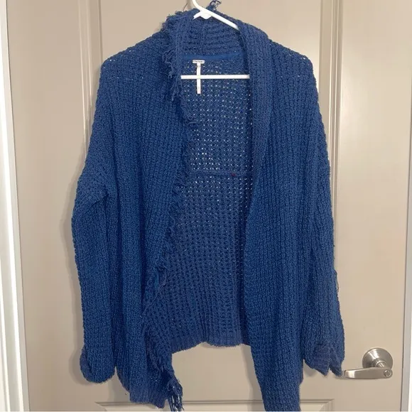 Free People I'll Be‎ Around Fringe Cardigan XS - Image 2
