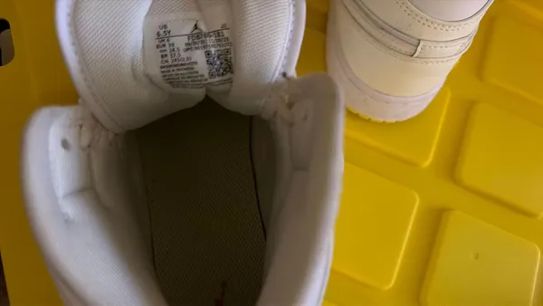 Yellow Nike Air Jordan Mid  - Image 2