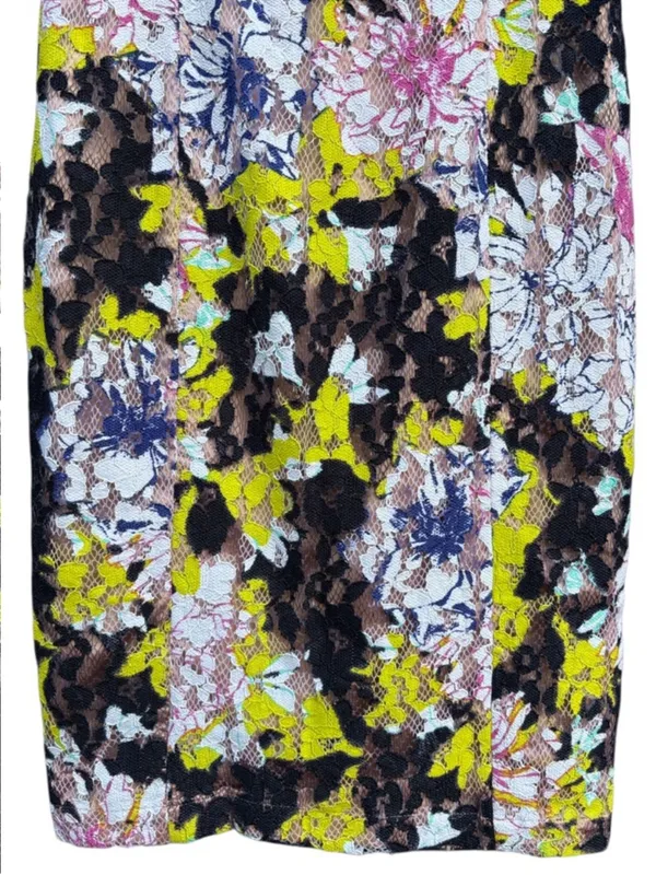 EUC French Connection Botanical Trip Lace Dress Size 8 - Image 5