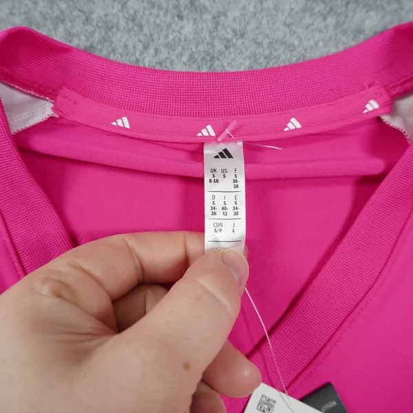 Adidas Quickset Volleyball Jersey Pink White Long Sleeve Women's Size Small‎ NEW - Image 5