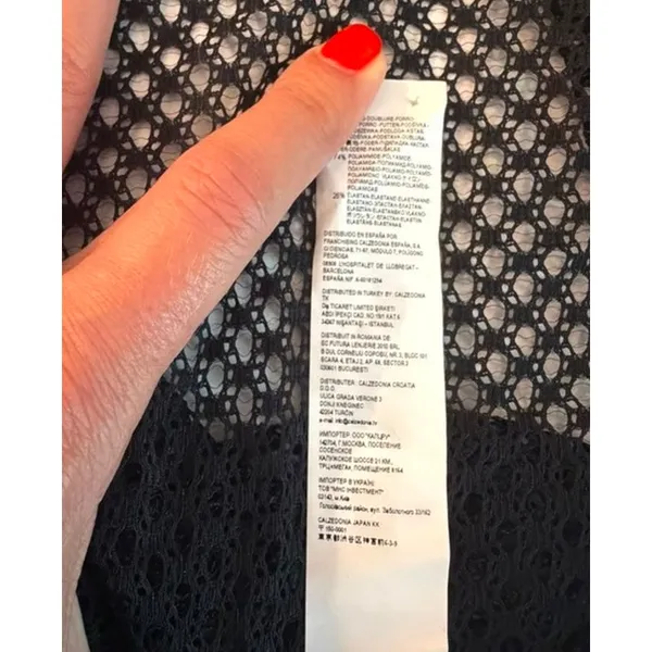NWT Intimissimi Frou Frou Babydoll Black & White Size M - Image 10