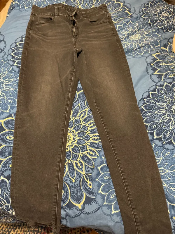 American Eagle black high waisted skinny jeans - Image 3