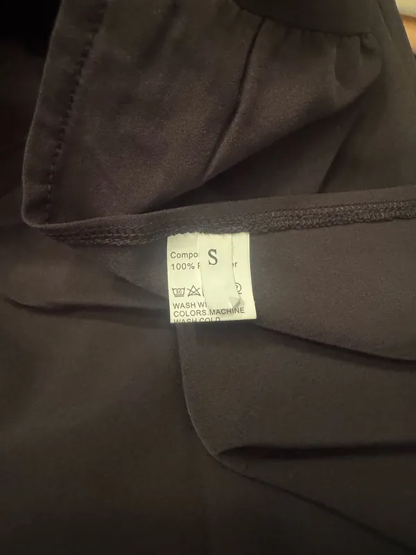 Side Tie Black Tank Top - Image 4