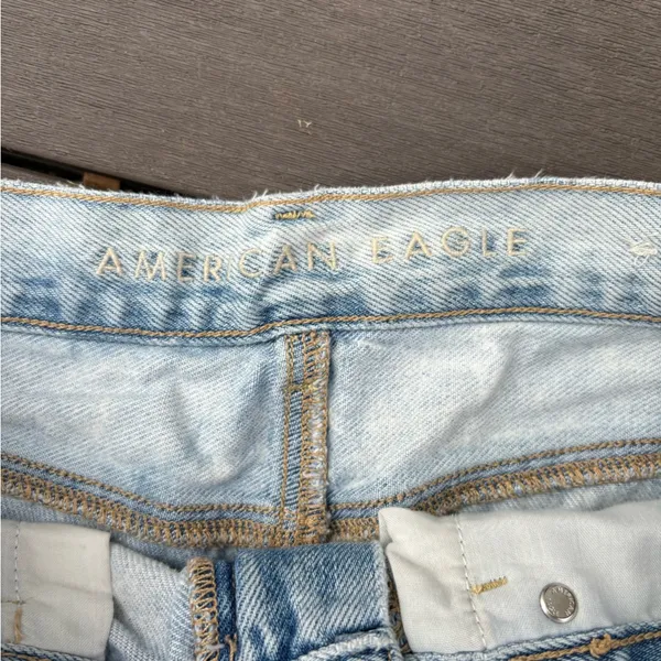 American Eagle Distresse Mom Jean Shorts - Image 7