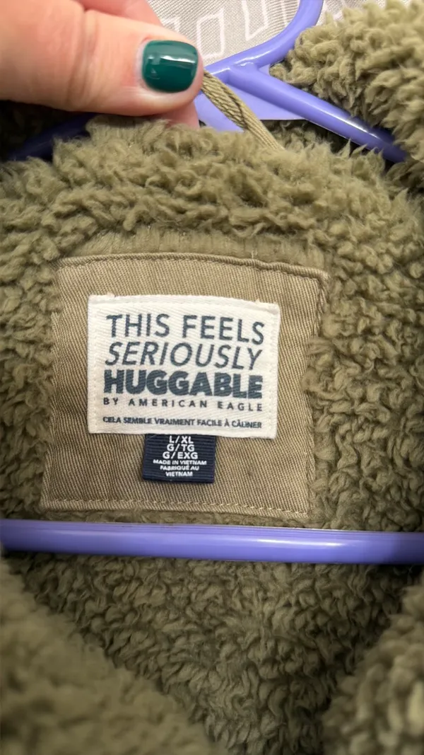 Aerie Sherpa Jacket Oversized - Image 2
