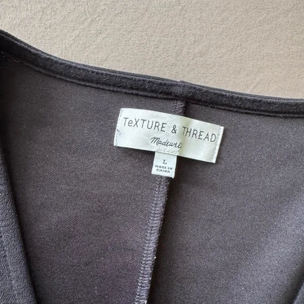 Madewell Texture & Thread Long-Sleeve Side-Tie Dress - Image 8
