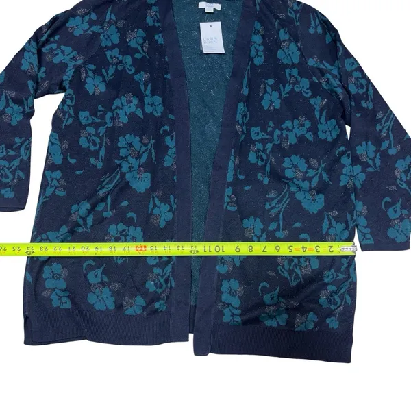 Croft & Barrow Women's Floral Cardigan New With Tags 1X - Image 6