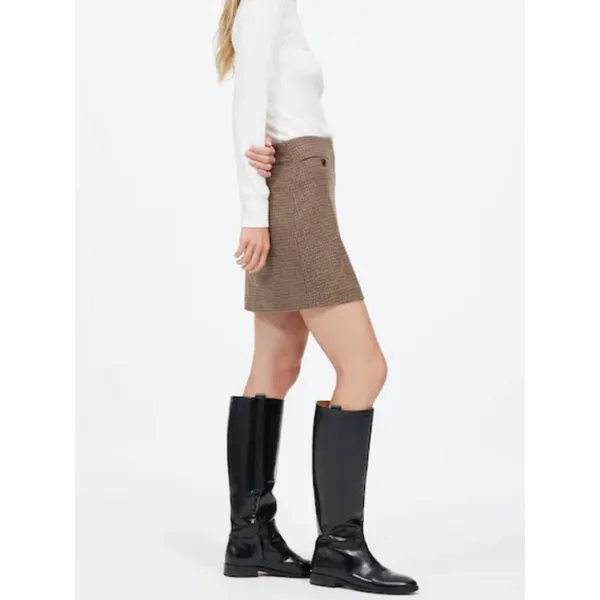 NWT Madewell Wool-Blend Mini‎ Skirt in Check Parton Check Sz 4 - Image 3