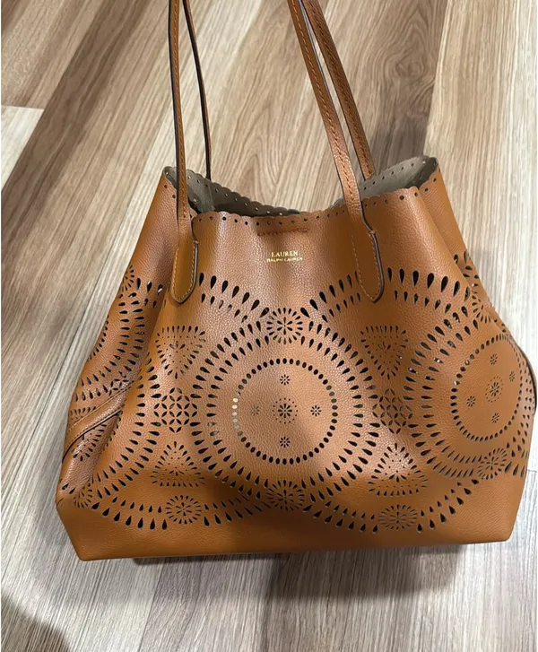 Ralph Lauren Laser Cut Tote Bag - Image 3