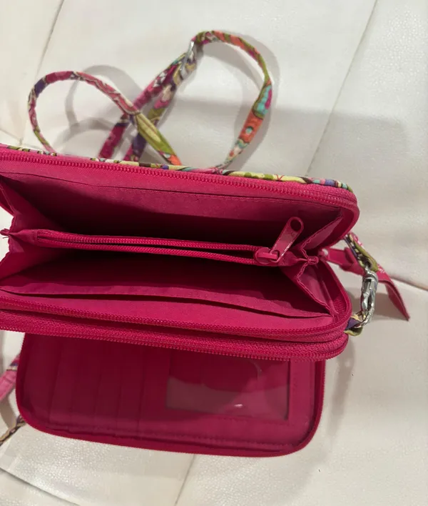 Vera Bradley Phone Wallet Crossbody Purse - Image 3