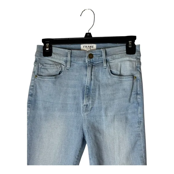 Frame Denim Jeans Women 27 Blue Tadley Light Wash Ali High Rise‎ Cigarette - Image 4