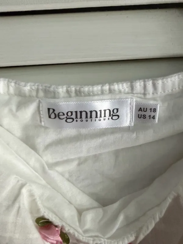 Beginning Boutique White Mini Dress - Image 4
