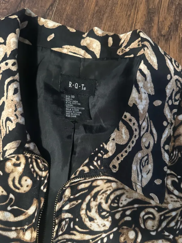 Cardigan Black Size XL - Image 2