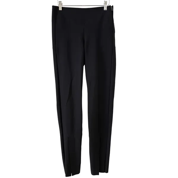 Athleta Interstellar Tights Black Size‎ 4 Slim Leg Ankle Zip Career - Image 2