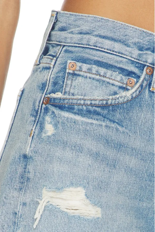 AGOLDE Parker Cut-Off Shorts - Image 6