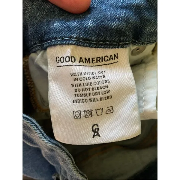 Good American Good Legs Jeans Size 00 24 Cut 162-A GLCDRH899T - Image 4